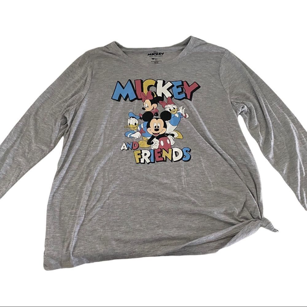 NWOT XL Long Sleeve Mickey and Friends Shirt